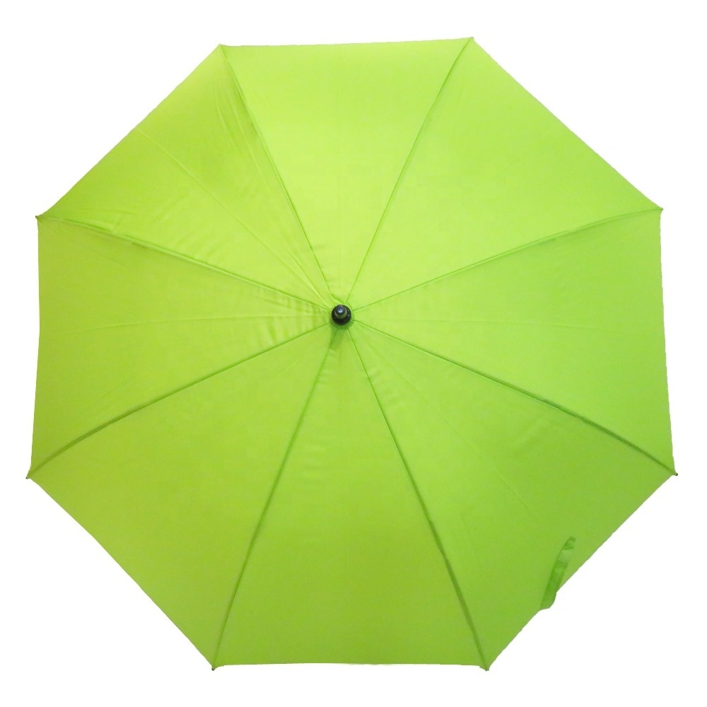 30 inch fruit green fiberglass frame golf size strong windproof big sport umbrella