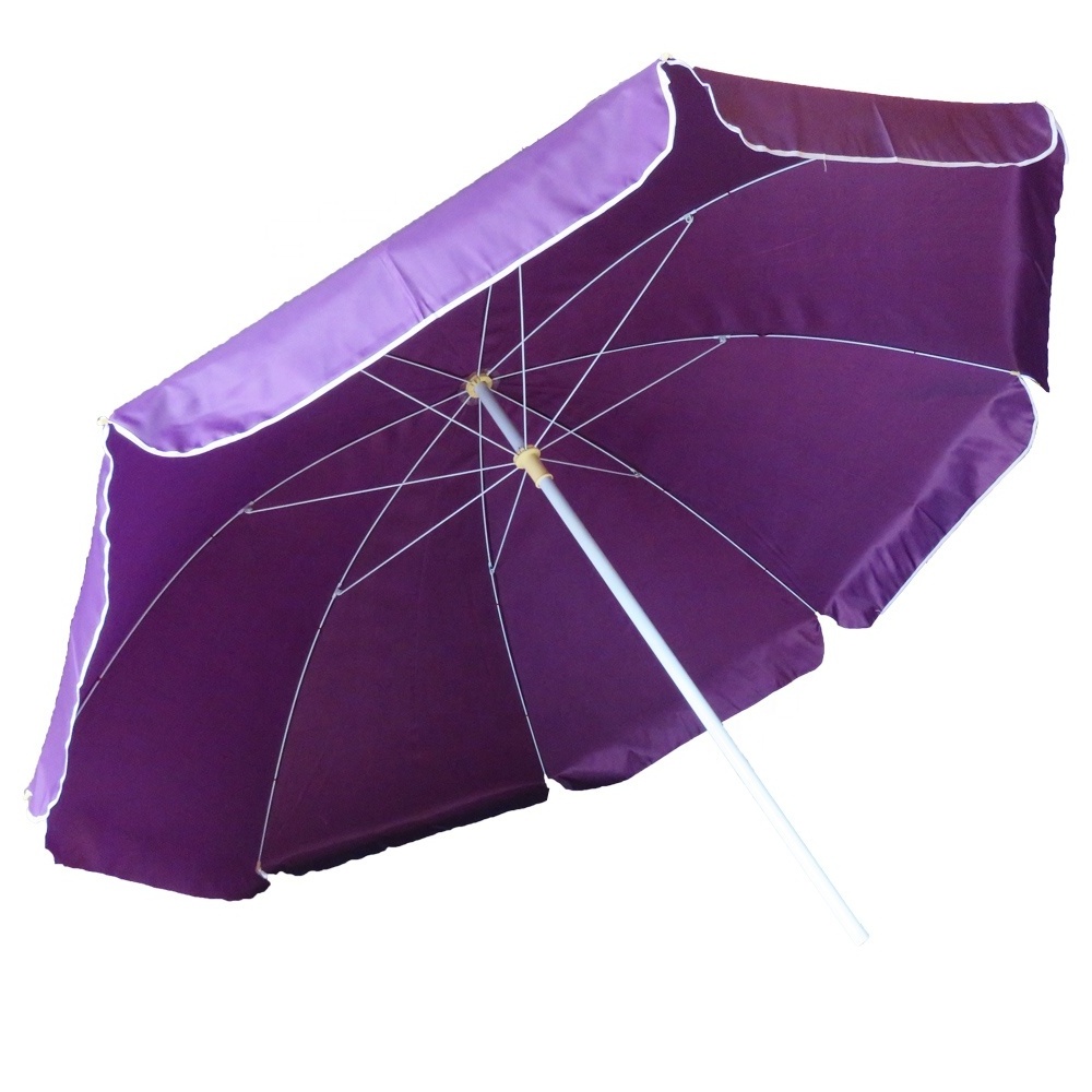 Violet solar panel outdoor umbrella beach