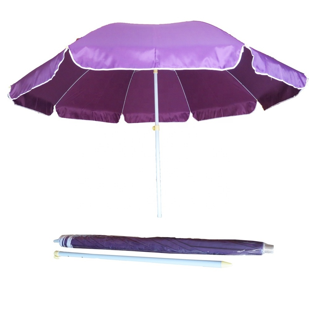 Violet solar panel outdoor umbrella beach