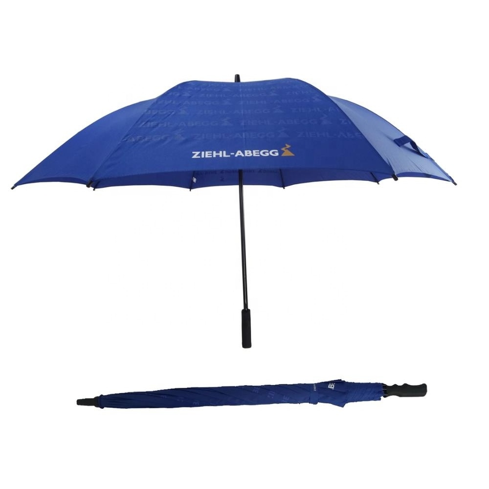 27 inch custom made semi automatic umbrella straight golf promotion gift umbrella