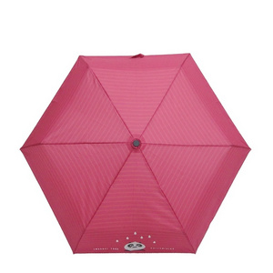 Korean Market Manual 6panels Wind Proof Umbrella Foldable With Logo Print