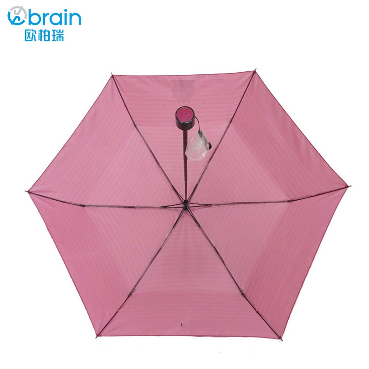 Korean Market Manual 6panels Wind Proof Umbrella Foldable With Logo Print