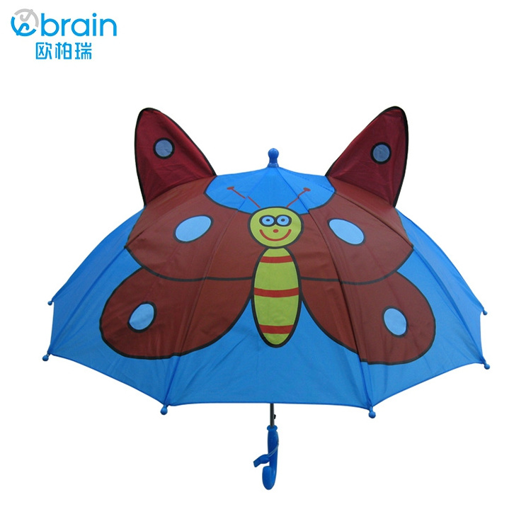 Cheap Plastic Dot Red Choice 3d Ladybug Cute Kid Umbrella