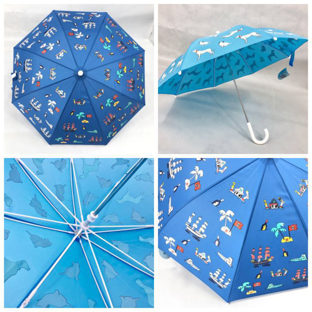 2022 Custom Water Magic Color Change Novelty Kid Umbrella For Uk Child