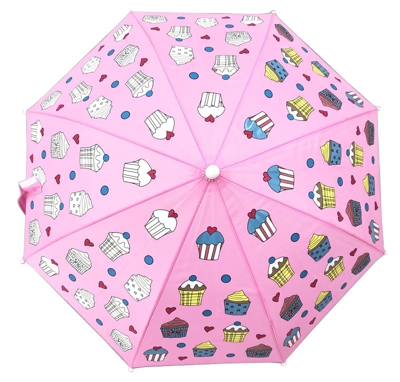 2022 Custom Water Magic Color Change Novelty Kid Umbrella For Uk Child