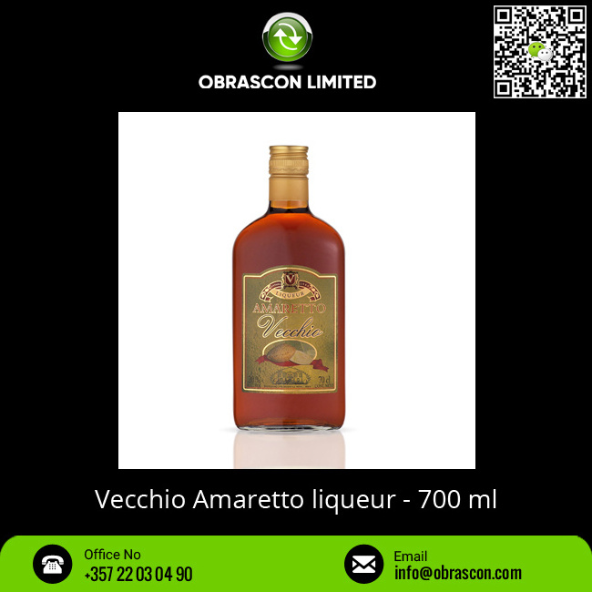 Best Almond Vecchio Amaretto Liqueur 20% Alcohol