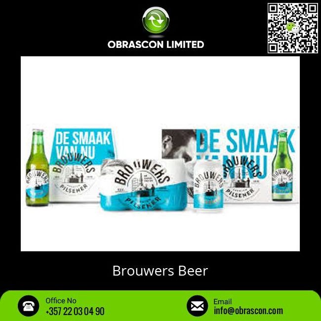 Worldwide Selling Light Color 5% Alcohol Brouwers Beer Excellent Quality Alcoholic Beverages at Good Price