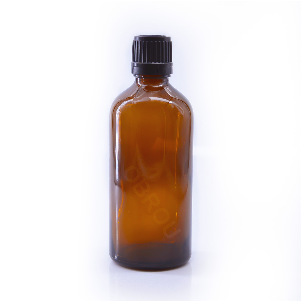 Hot Sell Amber 5ml 10ml 15ml 20ml 30ml 50ml 100ml Essential Oil Amber Glass Dropper Bottle With Europe Cap Orifice Reducer tip