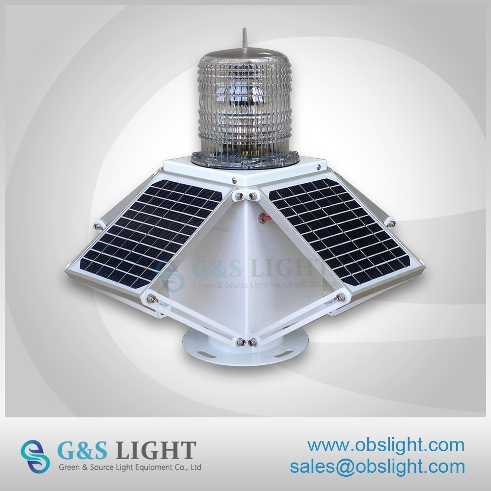 self contained 350 flash characteristic marine navigation lighting/waterway marine lights/solar energy LED marine lamp