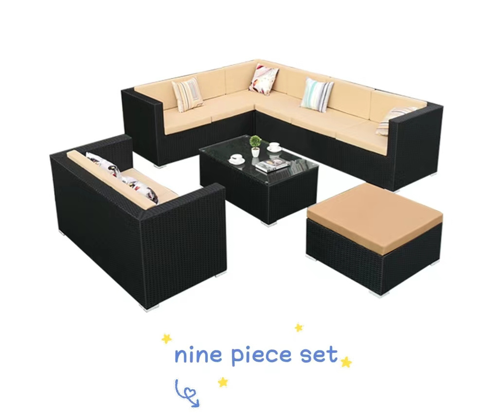 Best Seller Sofa Set Rattan Patio Furniture With Factory Price