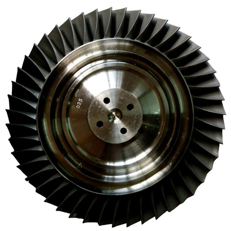 Accuracy 0.004mm Titanium Nickel Based Alloy Turbine Wheel Disc For Locomotive Turbocharger