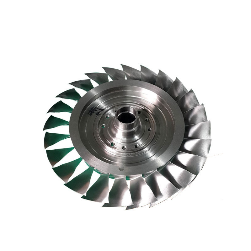 Accuracy 0.004mm Titanium Nickel Based Alloy Turbine Wheel Disc For Locomotive Turbocharger