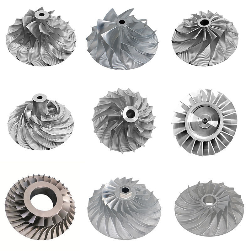 Custom Vacuum Forging Micro Turbocharger Inconel 625 713 Titanium Alloy Gas Steam Rc Jet Engine Turbine Impller Wheel For UAV