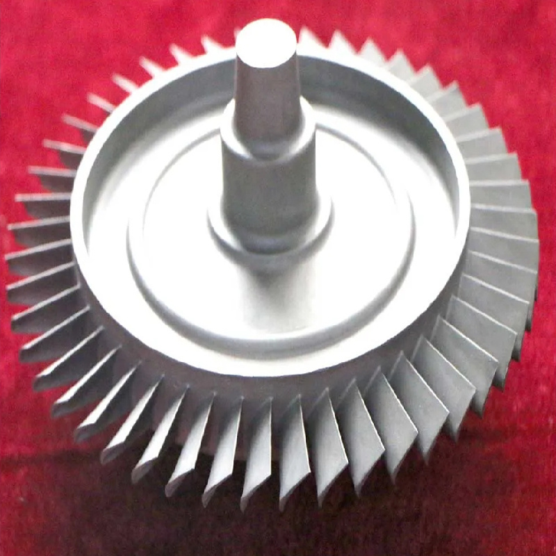 Inconel 713 718 Super Alloy Titanium Metal Alloy Forging Investment Vacuum Casting Gas Engine Axial Turbine Wheel