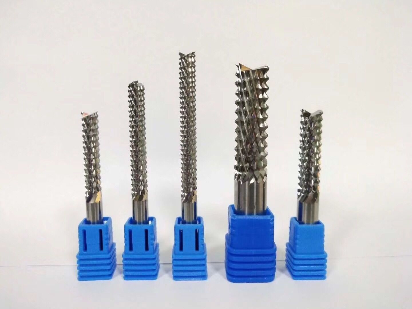 High quality OBT CNC Milling Cutter for Stainless Steel HRC55 6*75mm Solid carbide corn teeth End Mills