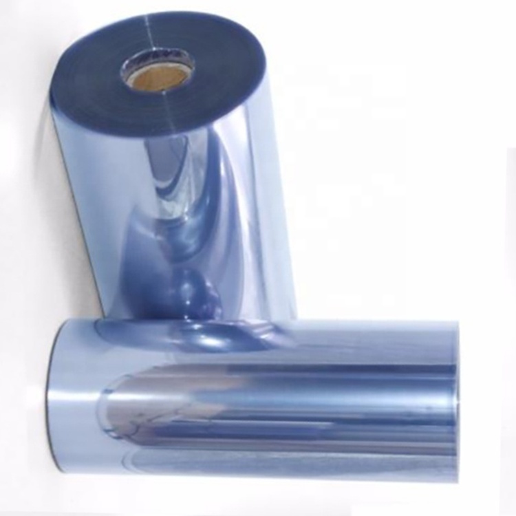 300 micron blue tint transparent clear rigid pvc blister packing film pvc rolls