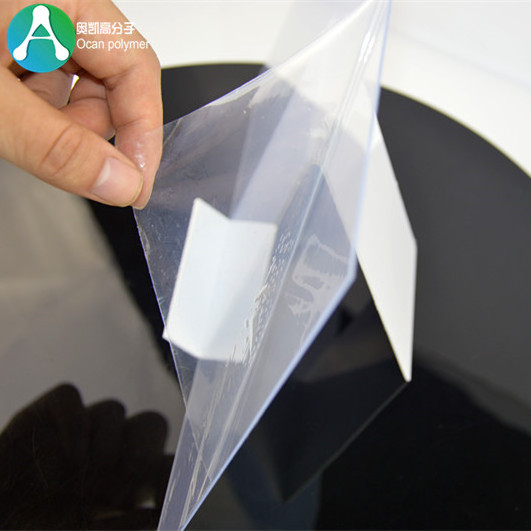 Clear rigid plastic PVC transparent Sheet 0.5mm thickness for folding box