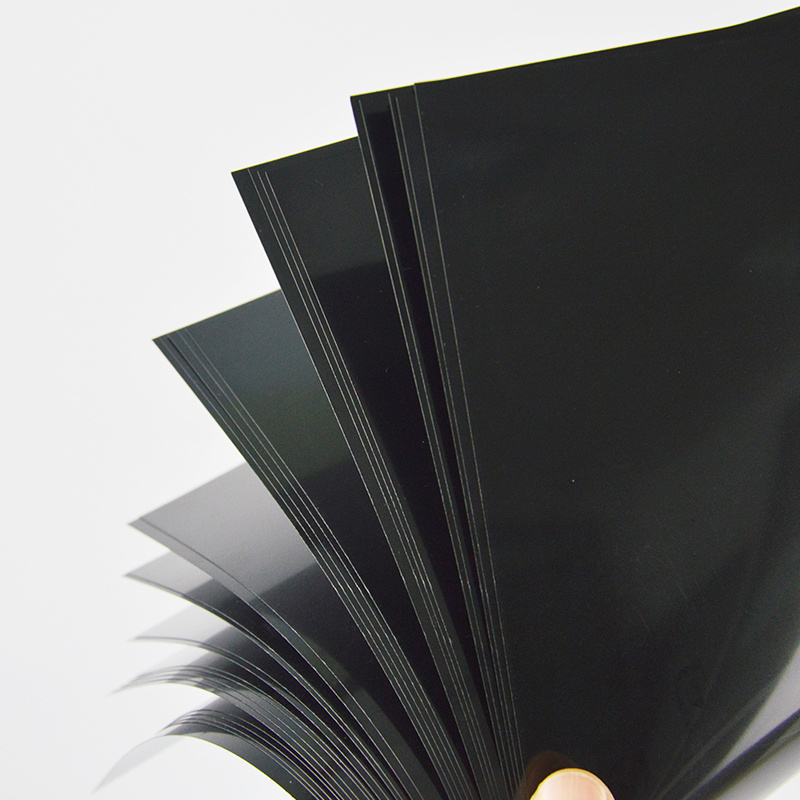 1mm Waterproof Matt Black Plastic PVC Sheet for Door Panel