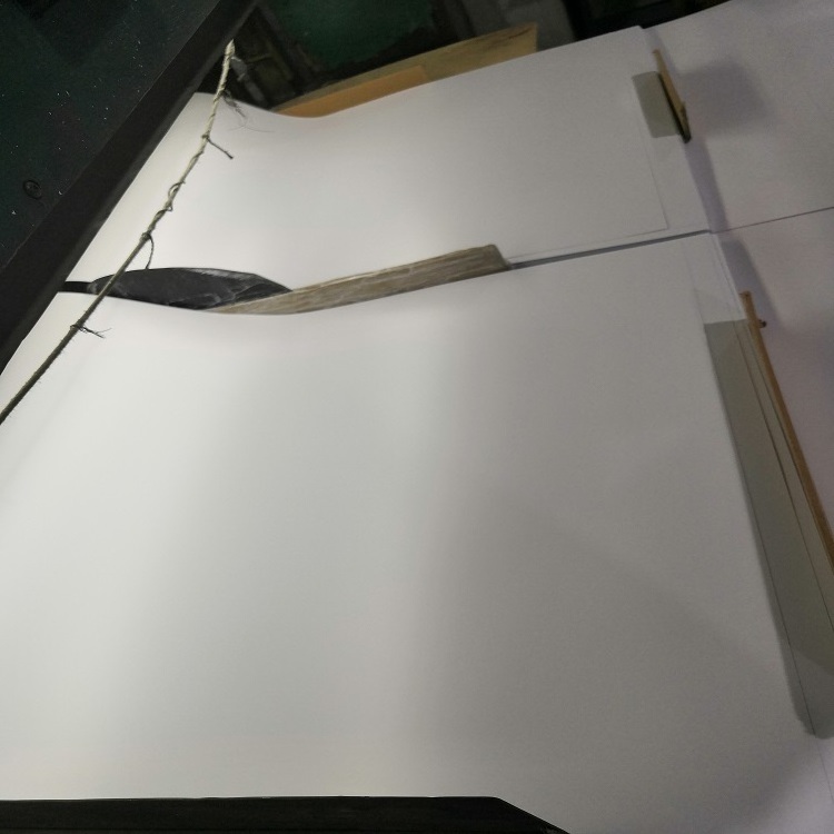 180 micron printing white matte pvc sheet for clock surface