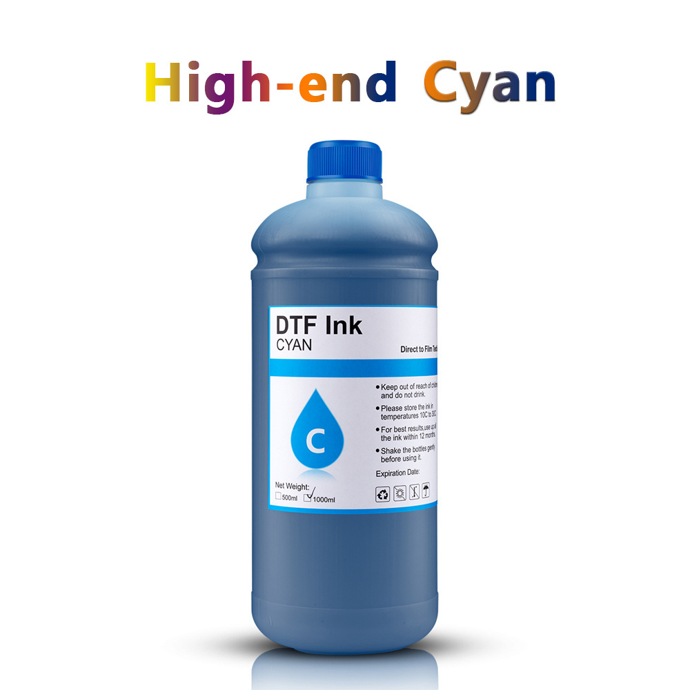 Ocbestjet Water Based Transfer Ink Packs Screen Textile Printing Dtf Pet White Textile Pet Ink DTF Film Transfer DTF Printer Ink