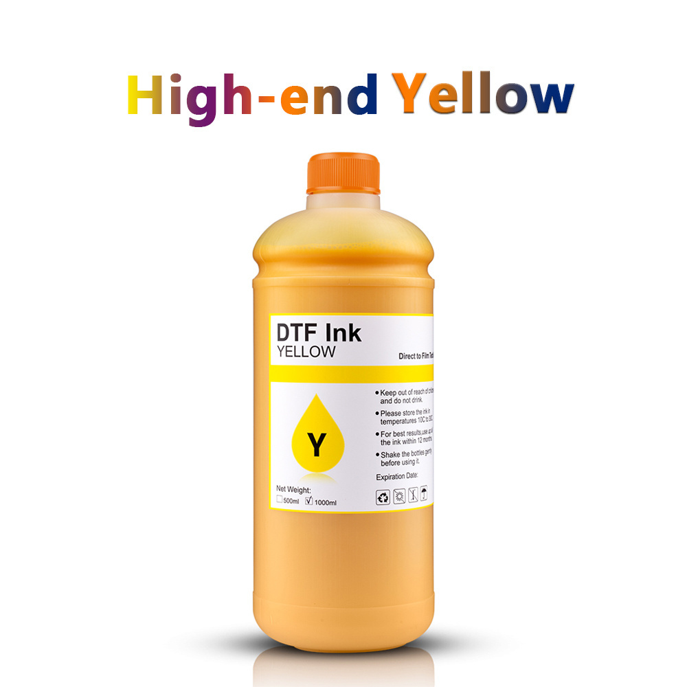 Ocbestjet Water Based Transfer Ink Packs Screen Textile Printing Dtf Pet White Textile Pet Ink DTF Film Transfer DTF Printer Ink