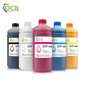 Ocbestjet 1000ML Economic-fund DTF PET Film Heat Transfer Ink For Shaking Powder Machine A3 XP600 DTF Printer