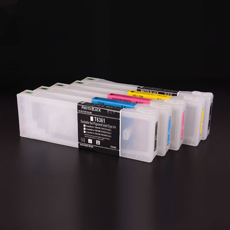 Ocbestjet Empty Refillable Ink Cartridge With Chip For Epson Ink Cartridges 9700 7710 9710 7700 Printer