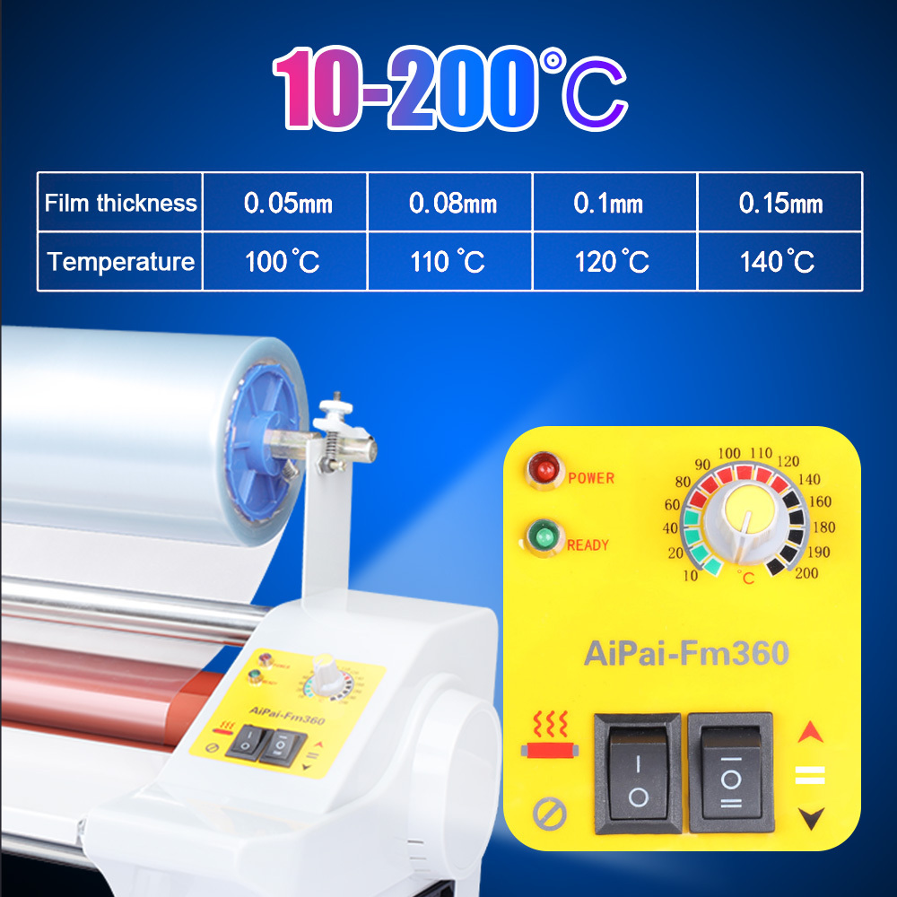 Ocbestjet UV DTF Printing 360S A3+ Laminating Machine For UV Printer Used UV DTF Roll Film Print