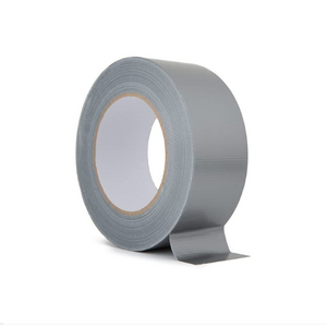 50mm width super strong silver color cloth tape with nature rubber glue