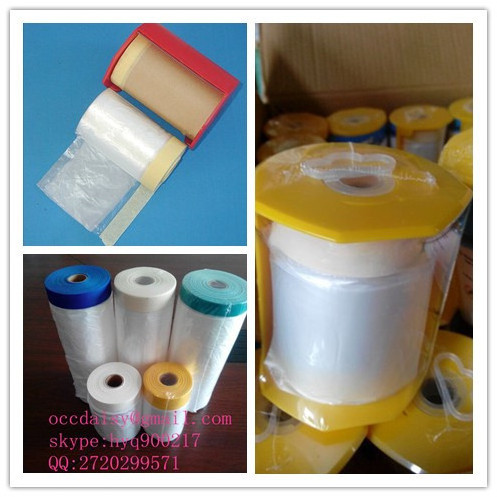 Painting Speedy Mask / Covering Tape / Masking Film for building painting masking