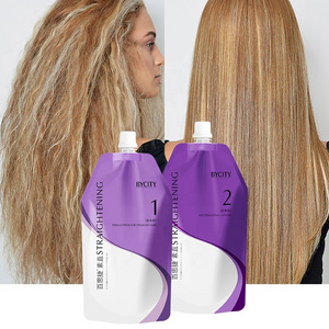 Professional Salon Permanent Digital Hair Perm Lotion Black Korea Keratin Rebonding Hair Straightening Creams