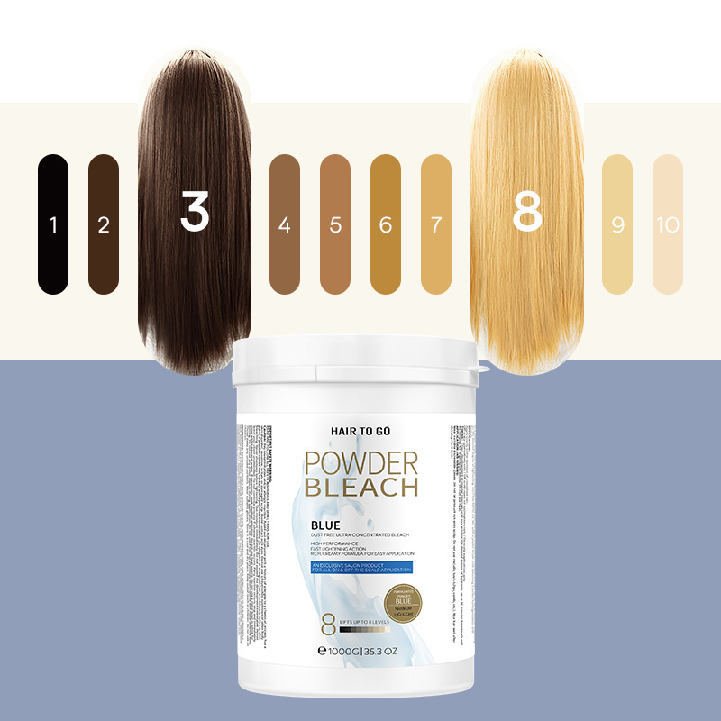 Professional Salon Products Nourishes Repair Damaged Fading Cream Color Dye Private Label Hair Bleaching Powder