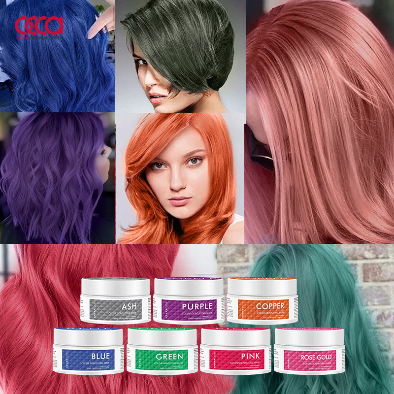 OCCA Private Label Customization Oem/Odm Hair Care Colour Conditioner Cruelty-Free Semi-Permanent Hair Dye Color Mask