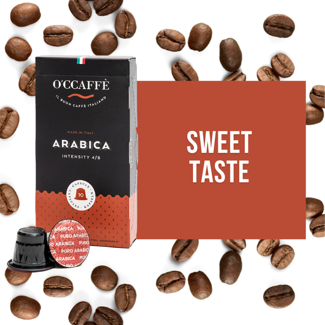 Made In Italy Best Quality O'ccaffe Nespresso Compatible Arabica Coffee Capsules For Ice Coffee