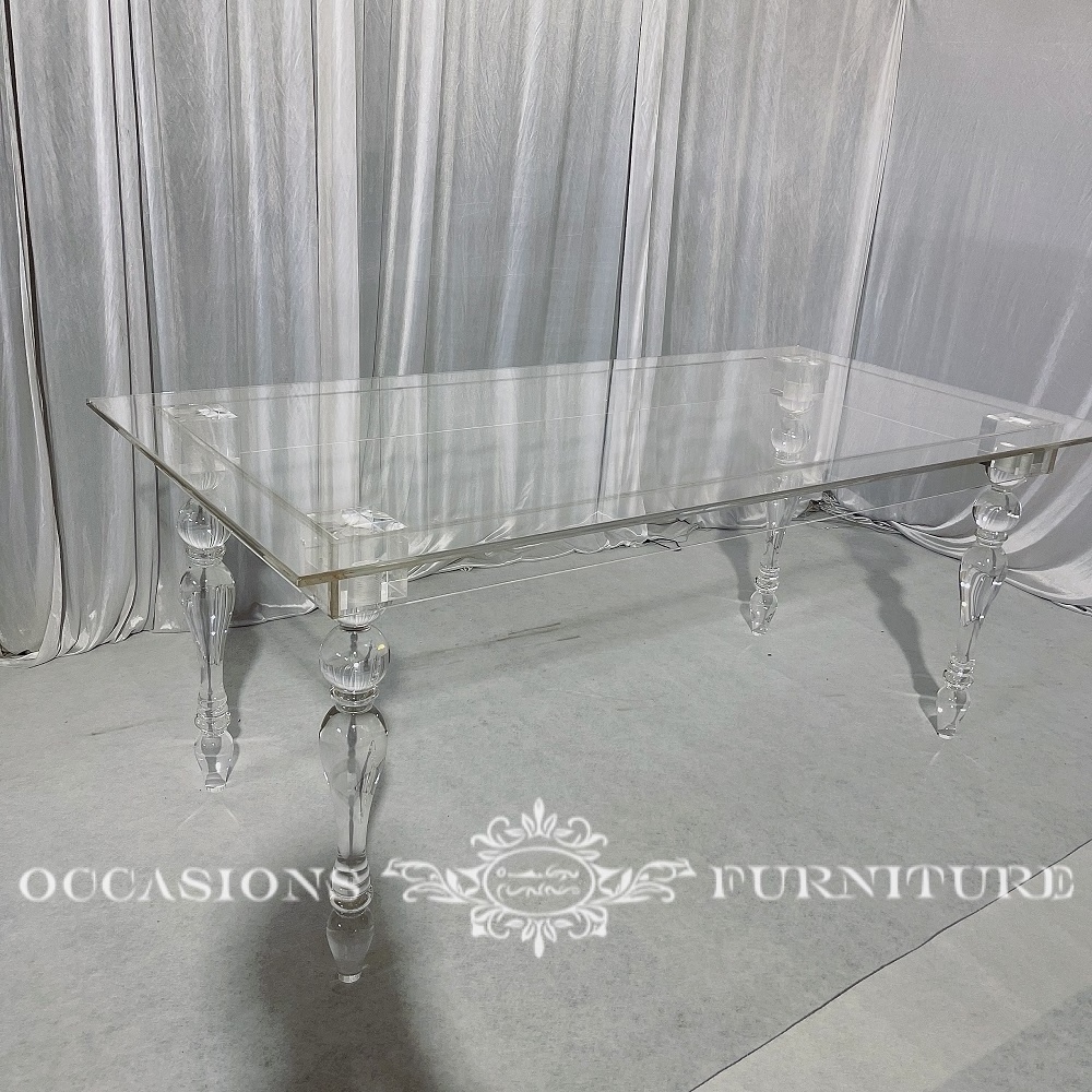 Bride and Groom Wedding Acrylic Tables