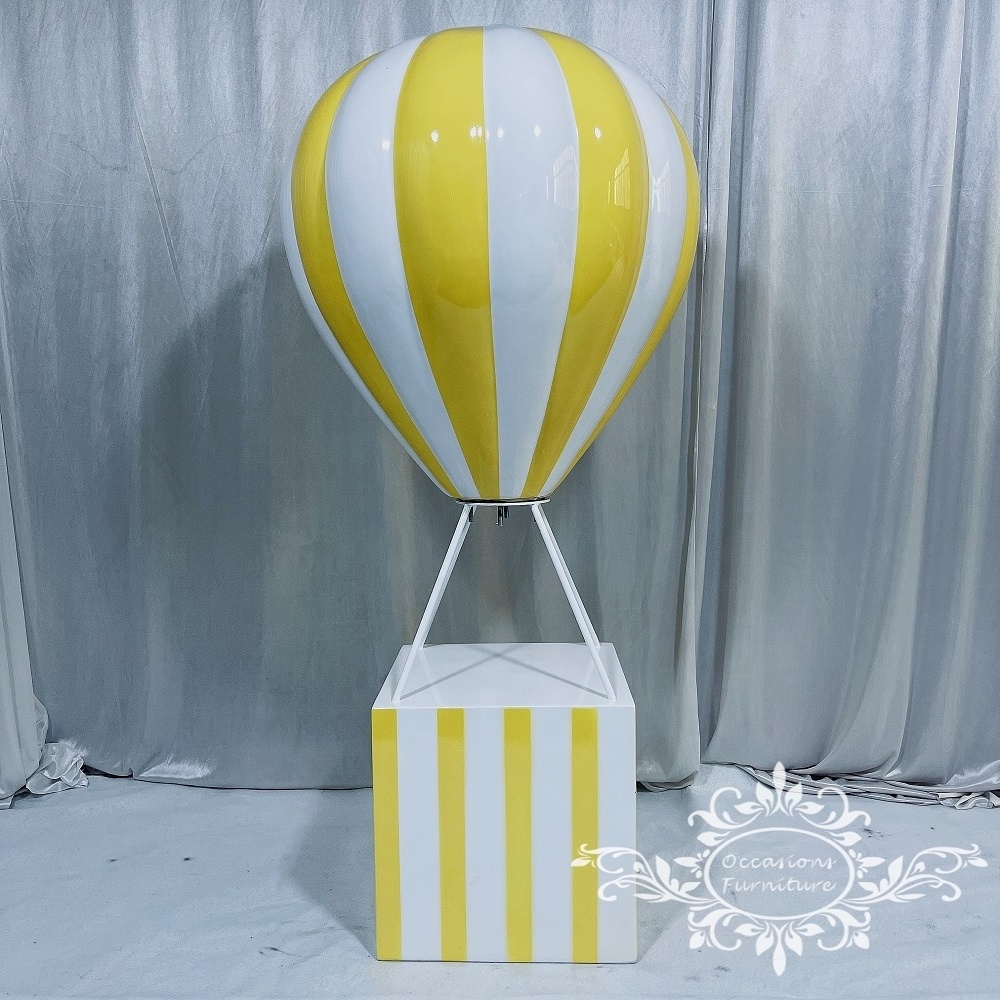 Yellow Hot Air Balloon BABY Shower Events Decorations Baby Shower Birthday Events Props Decor