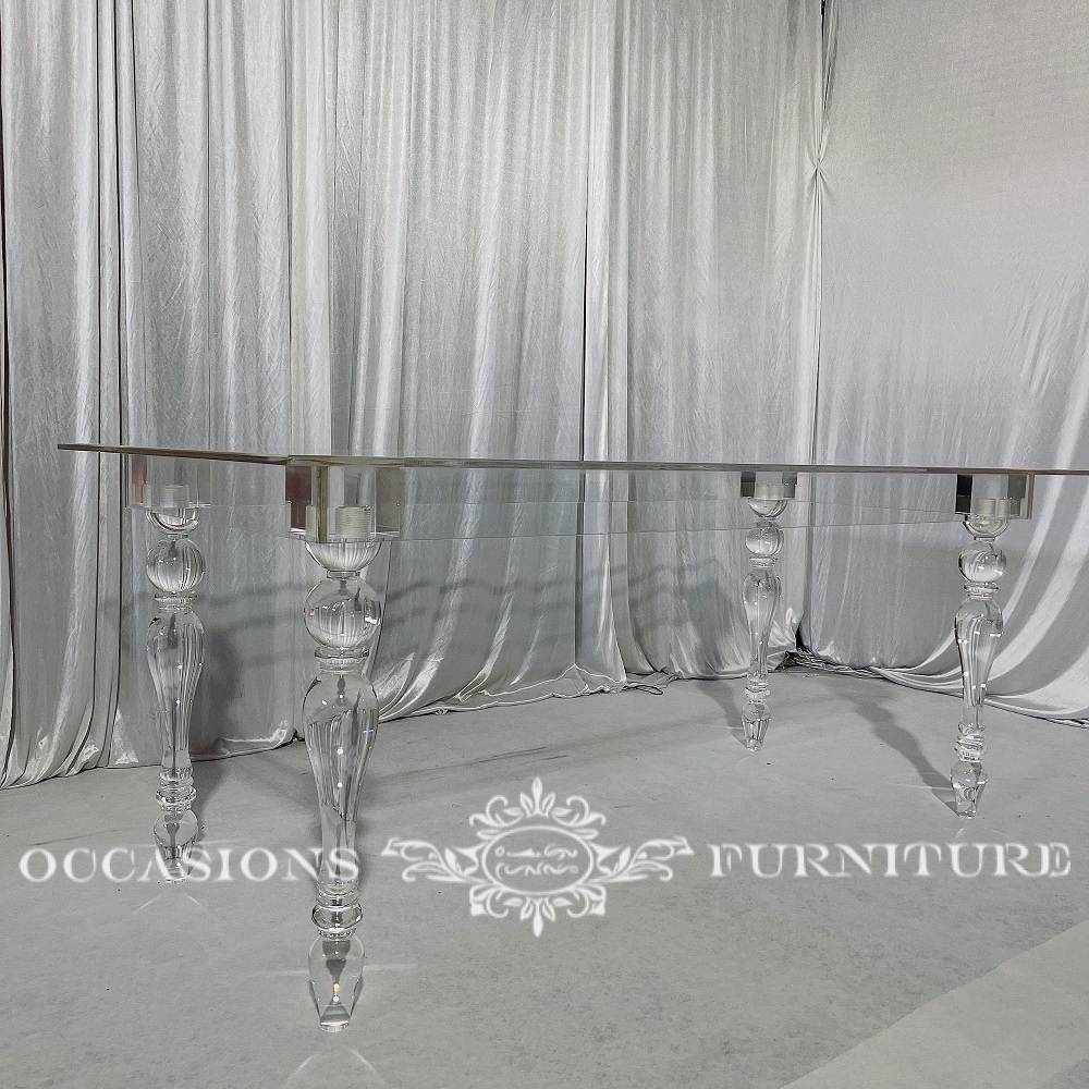 Bride and Groom Wedding Acrylic Tables