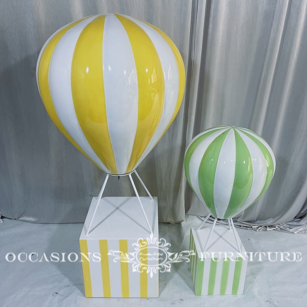 Yellow Hot Air Balloon BABY Shower Events Decorations Baby Shower Birthday Events Props Decor