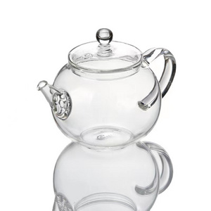 Hot Selling New Design High Borosilicate Glass Mini Teapot With Lid