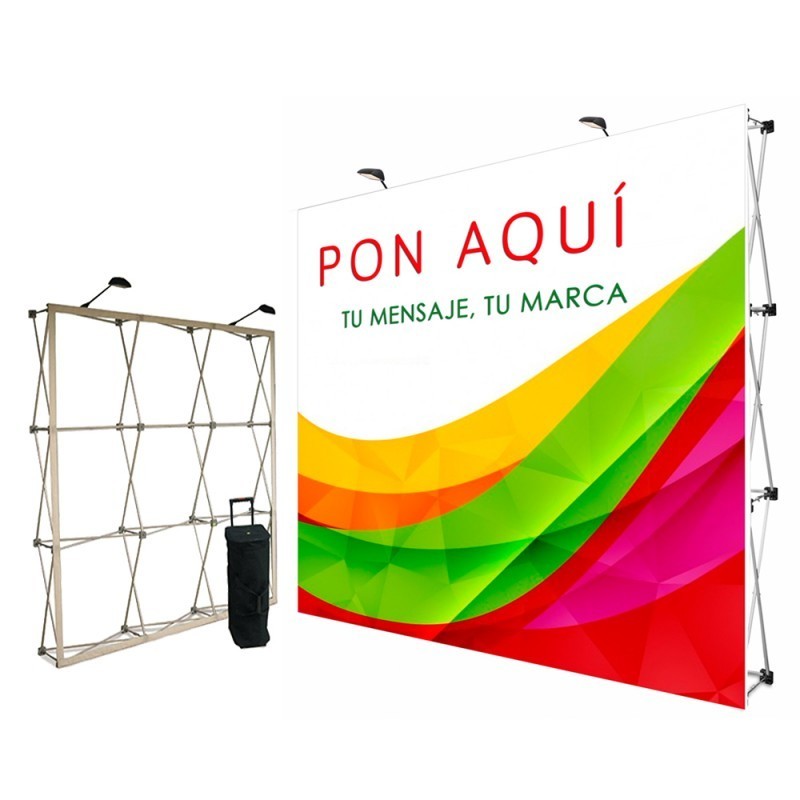 Magnetic Pop Up Display Stand Trade Show Backdrop Portable Banner Advertising Stands