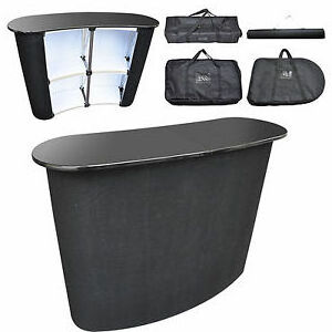 Pop up exhibition portable promotion table trade show booth counter display