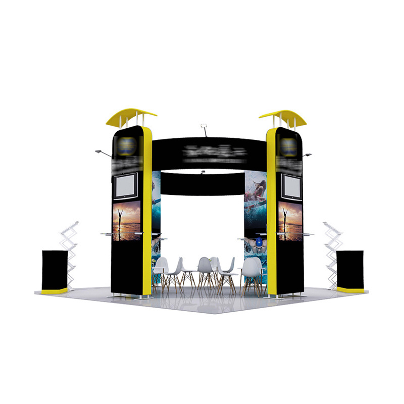 Hot sale new customized size display 3x3 exhibition booth solution