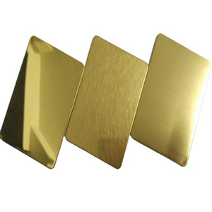 Alucobond Gold Mirror Color Coated Aluminum Composite Panels 1220x2440mm ACP/ACM Sheet for exterior wall cladding