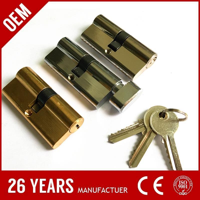 popular solild brass computer key iseo locks with ODM