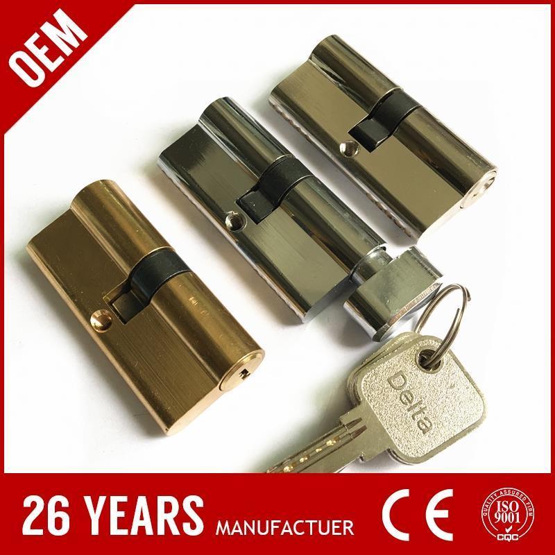 popular solild brass computer key iseo locks with ODM