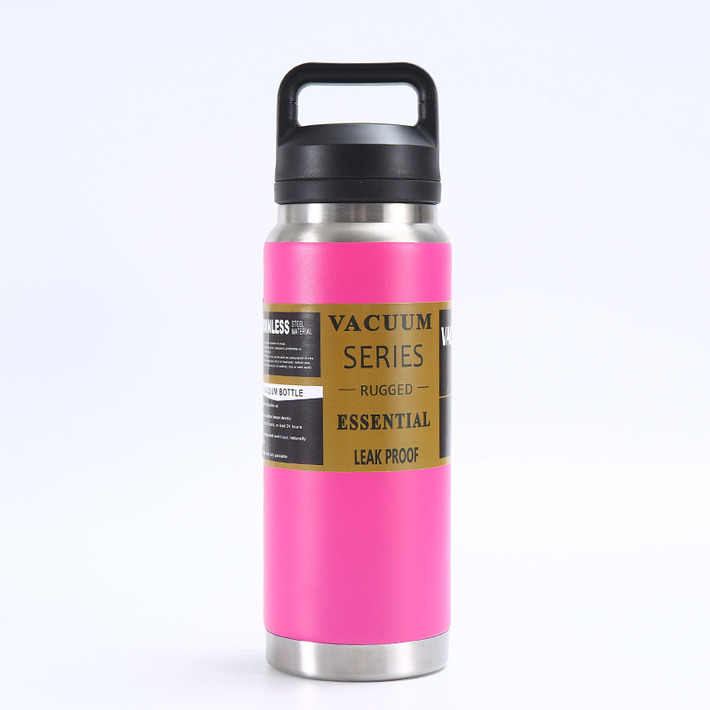 2023 New Hot sell Yetys tumbler chug lid water bottle large capacity 1L double wall stainless steel portable thermos