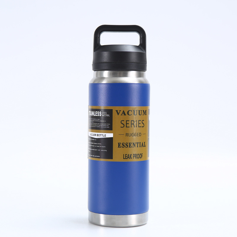 Custom Logo 28oz36oz Double Wall Stainless Steel Yetys Termos Water Bottle Vacuum Flasks Thermoses Thermal Bottle With Chug lido