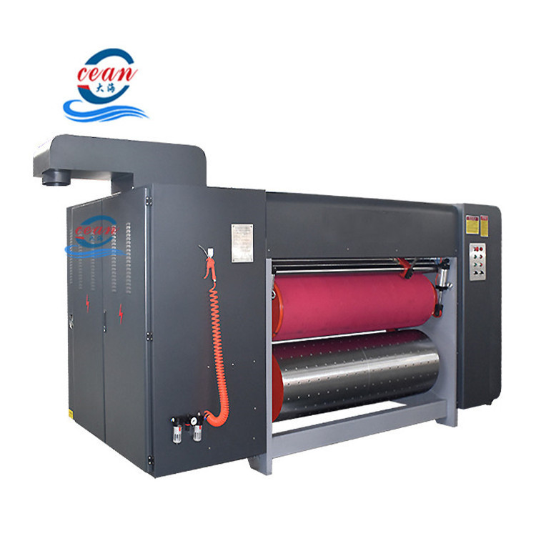 Low price automatic rotary die cutting machine pizza box making machine