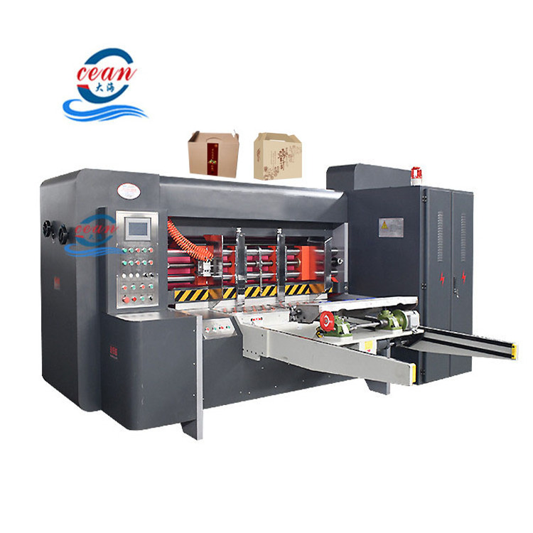 Low price automatic rotary die cutting machine pizza box making machine