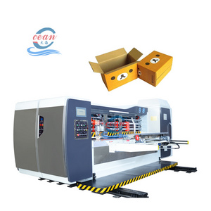 Automatic cardboard slotting machine corrugated carton making machinery